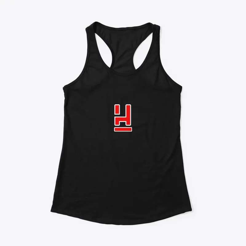 Red/White Logo Women's Tank