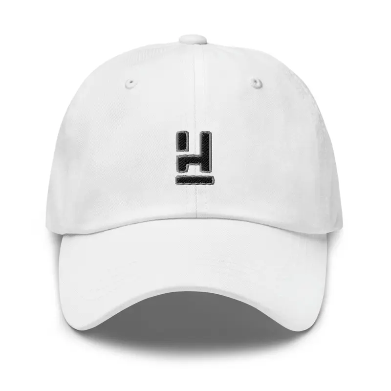 Black H Logo Dad Hat