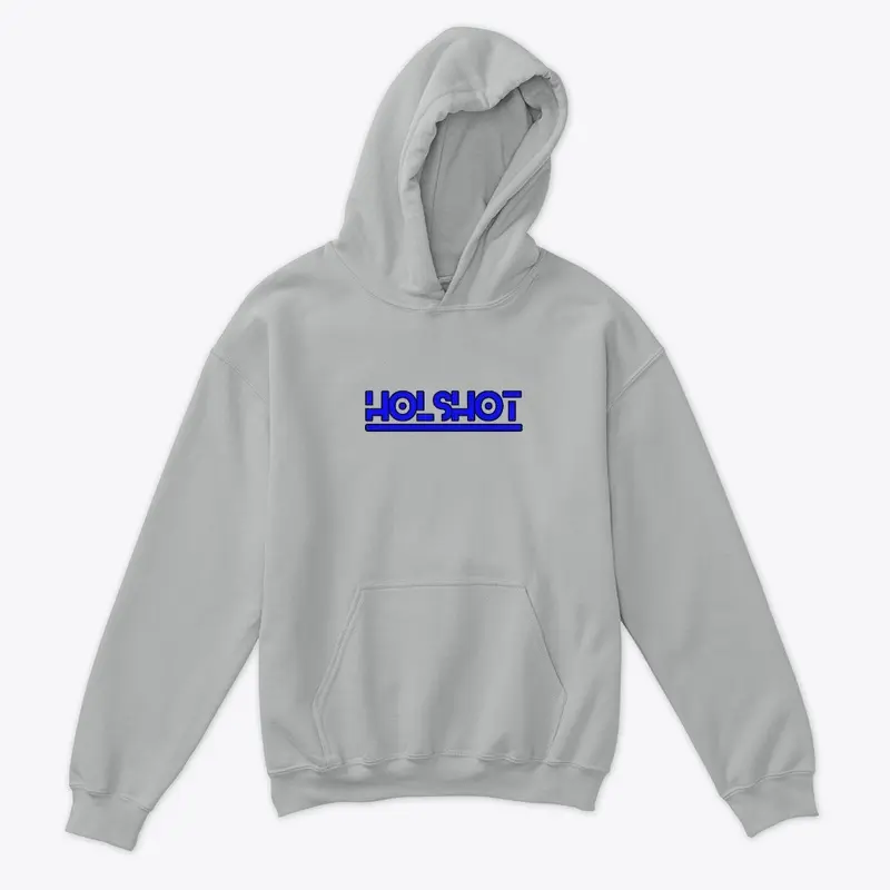 Blue/Black Logo Kids Hoodie