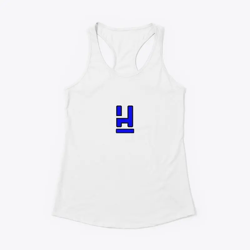 Blue/Black Logo Women's Tank