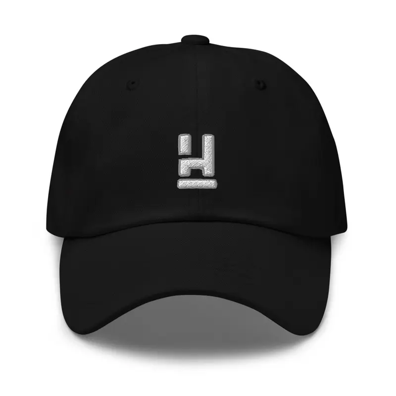 White H Logo Dad Hat