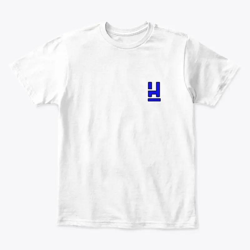 Blue/Black Logo Kids Tee