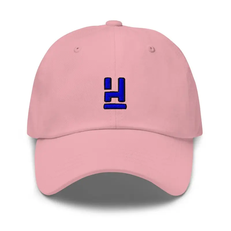 Blue/Black H Logo Dad Cap