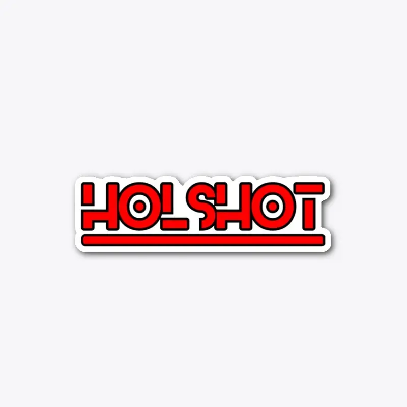 Red Holshot Logo Die Cut Sticker